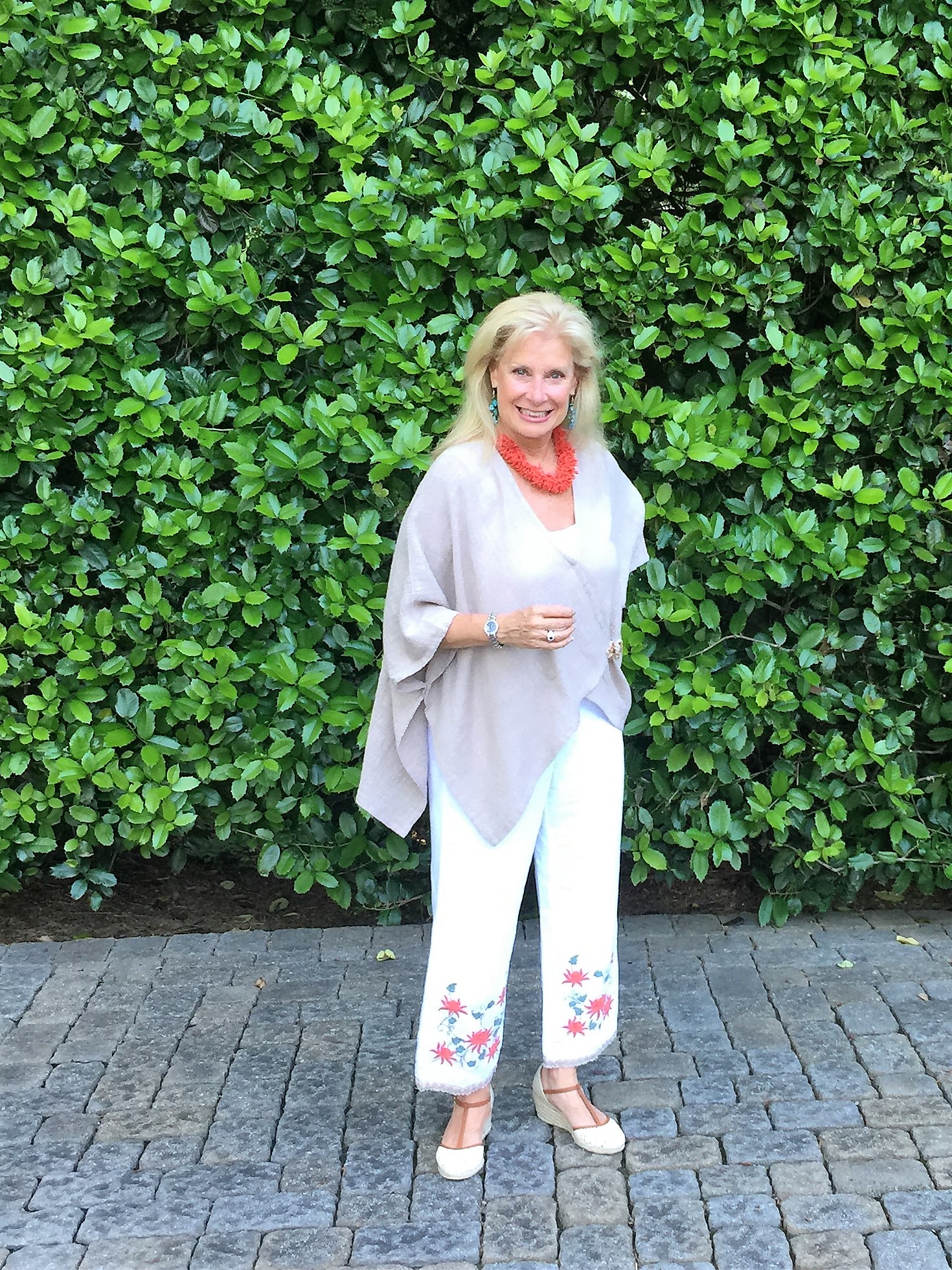 Summer's Hottest Look- Embroidered Pants | Hello I'm 50ish