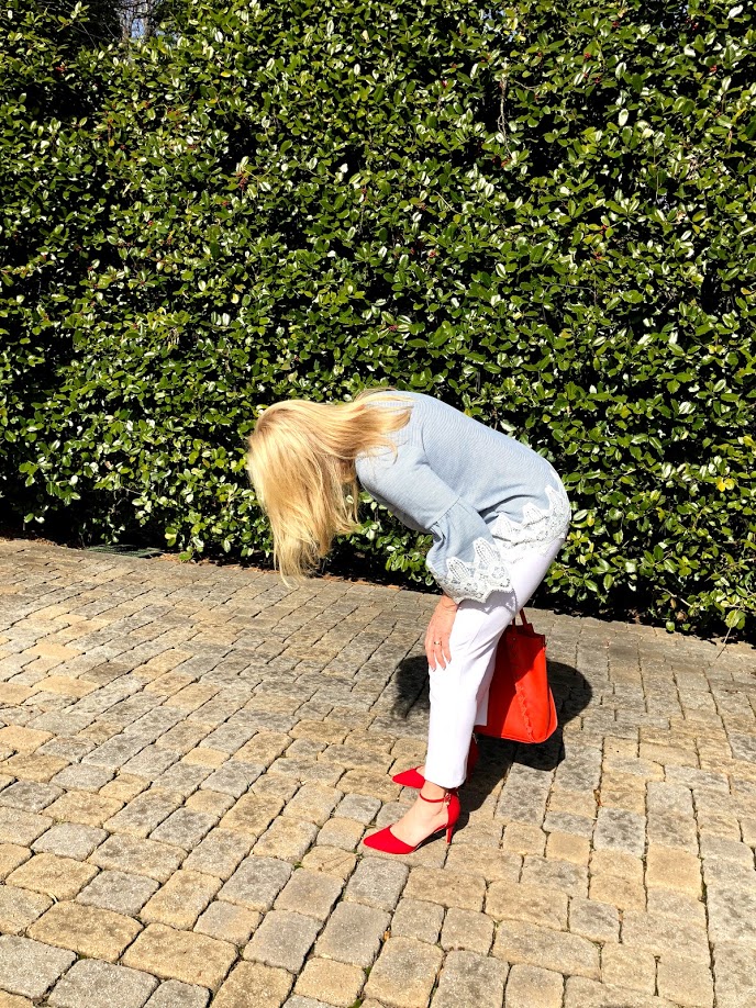 Spring Stripes and Blogging over 50ish - Hello I'm 50ish