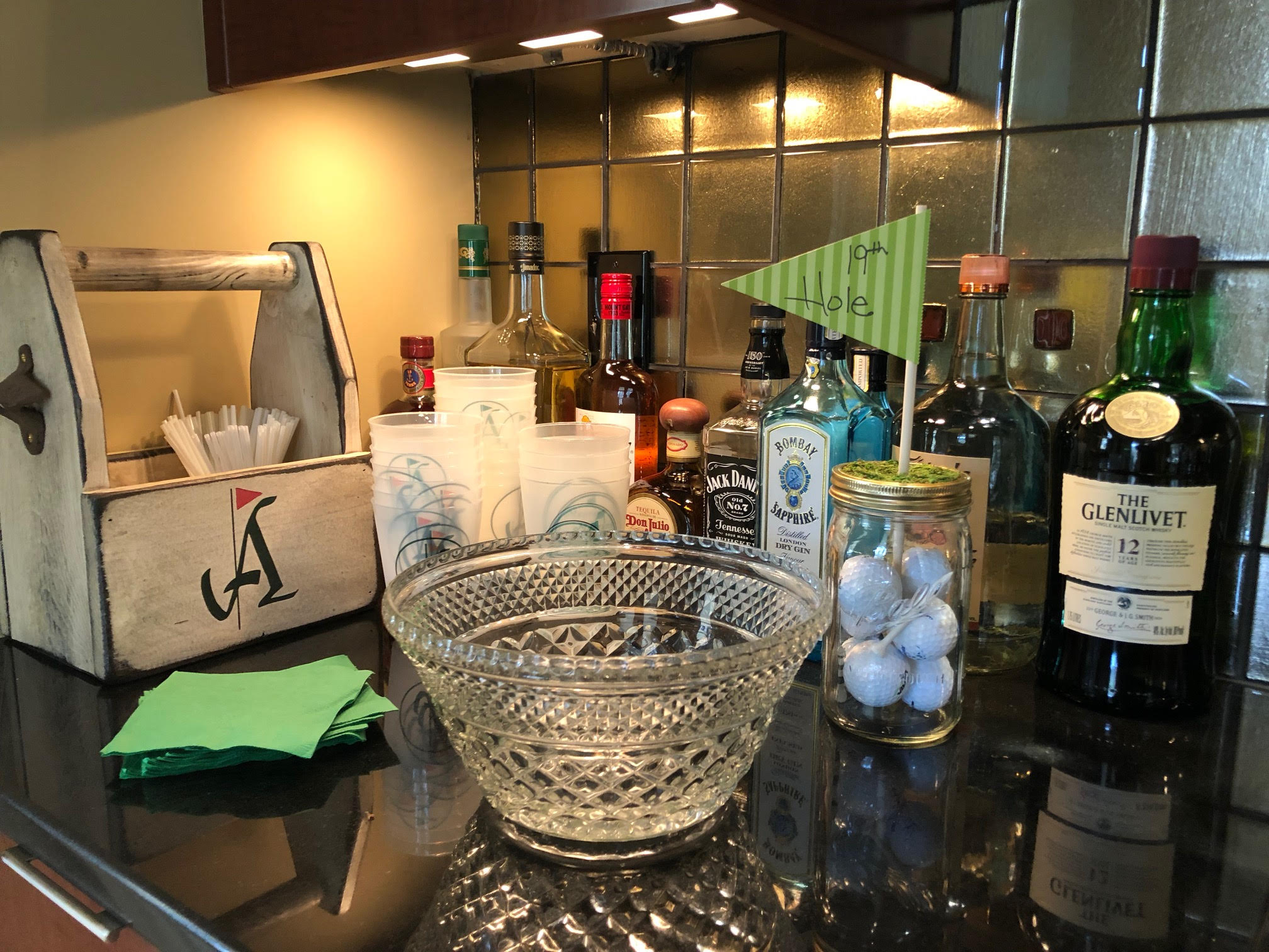 Masters Party Bar area