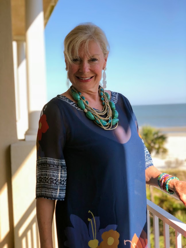 The Floral Dress Worn At the Celebration of the Next Chapter in Motherhood