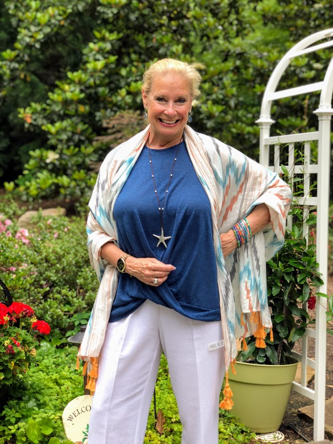 Robin is wearing J.Jill- Hello I'm 50ish