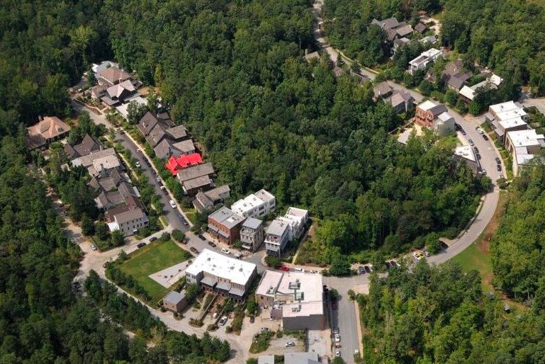 Aerial view of the Selbourne Hamlet 