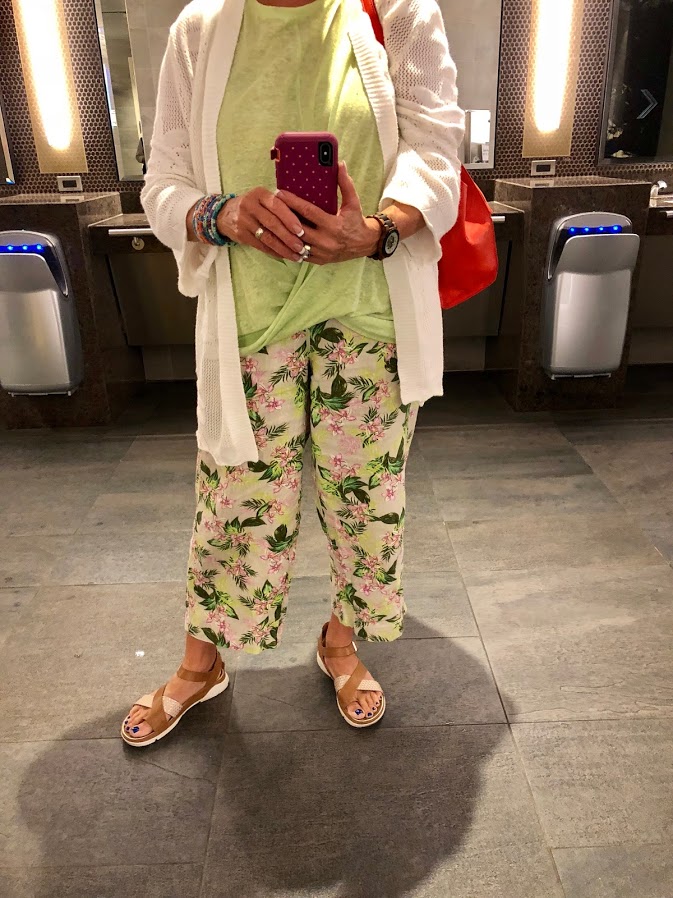 Robin is wearing J Jill and a sweater from Jacket Society