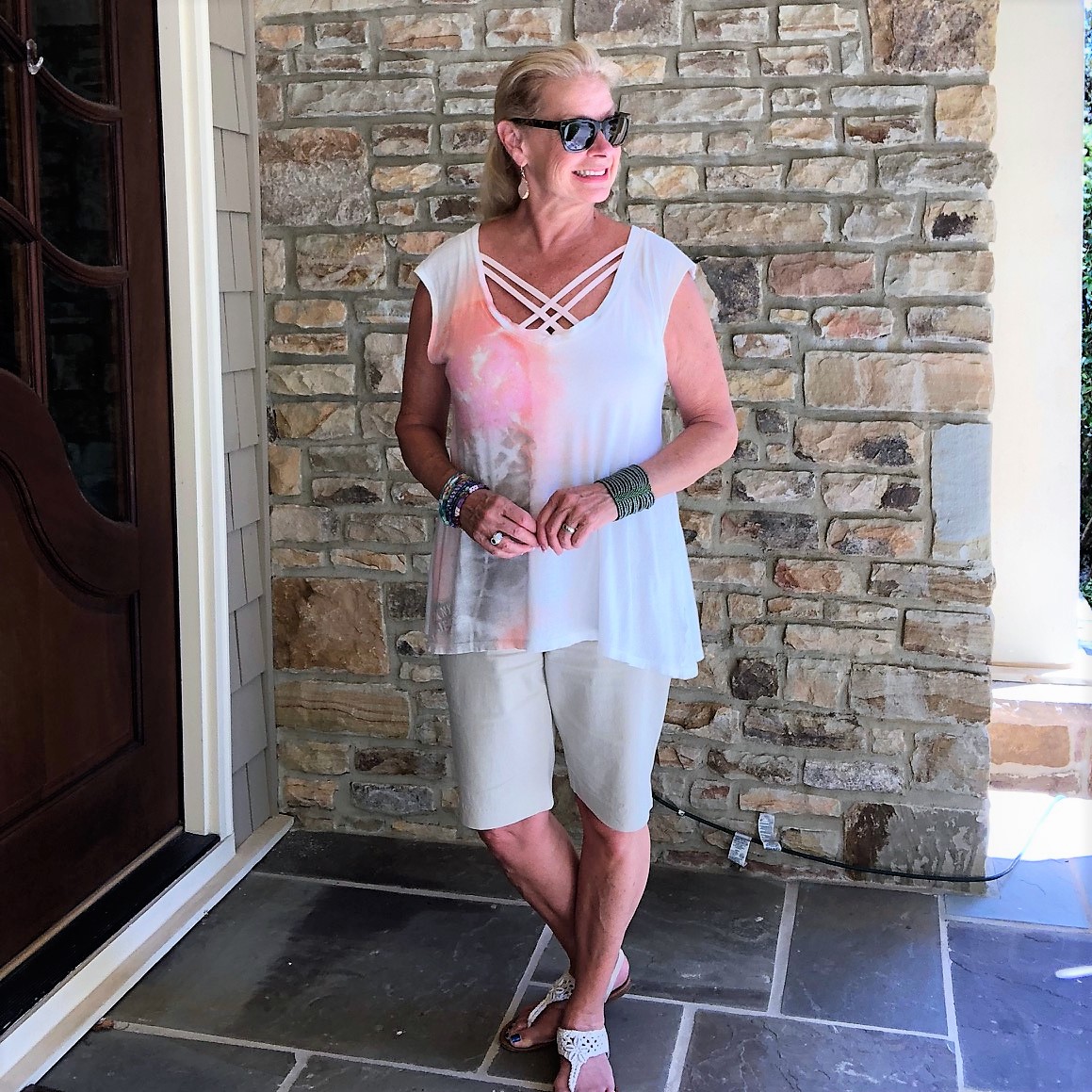 Summer Trending: Layering with HalfTee-Hello I'm 50ish