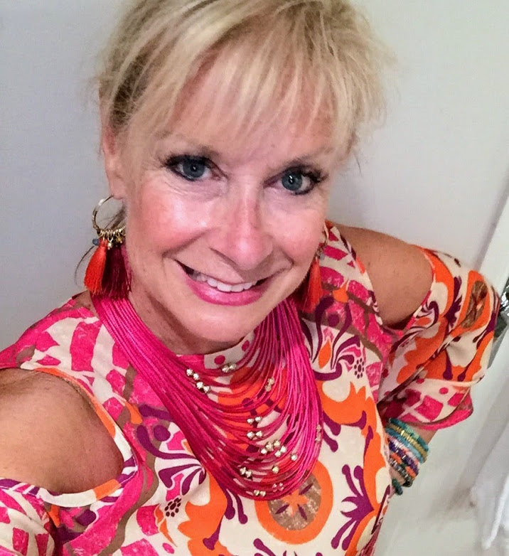 Robin LaMonte wearing eyelash extensions