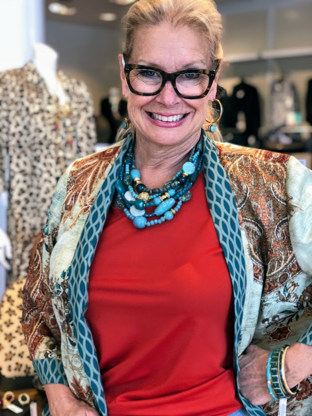 Robin is wearing Chico's