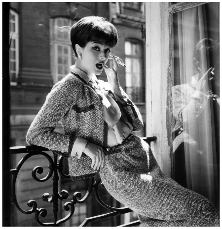 1957 Model in a Chanel suit