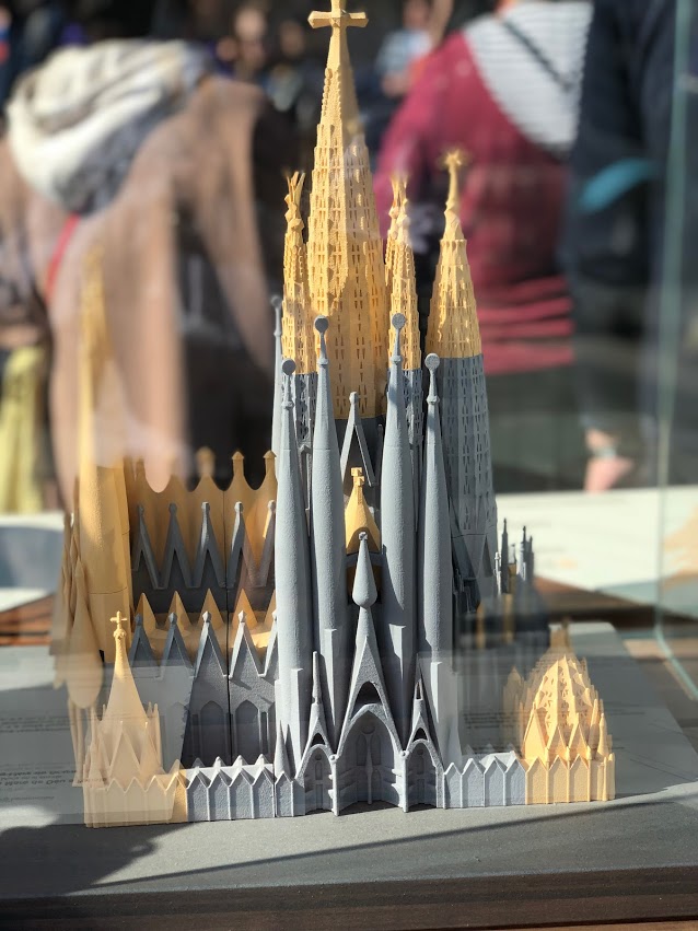 model of La Sagrada Familia