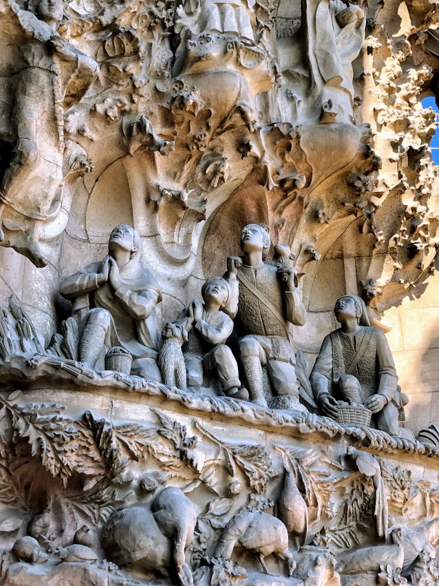 La Sagrada Familia Nativity facade