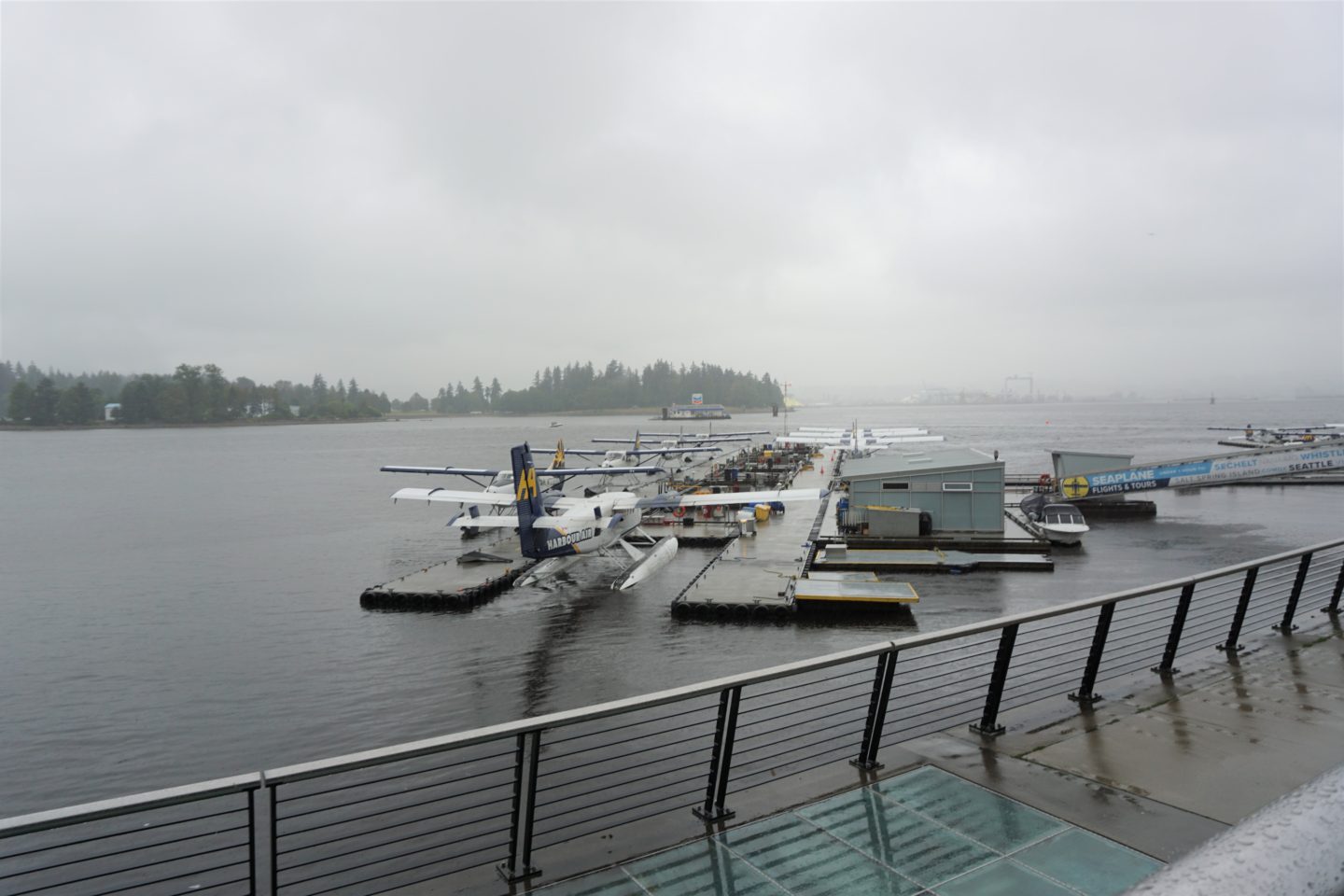 Float planes docked