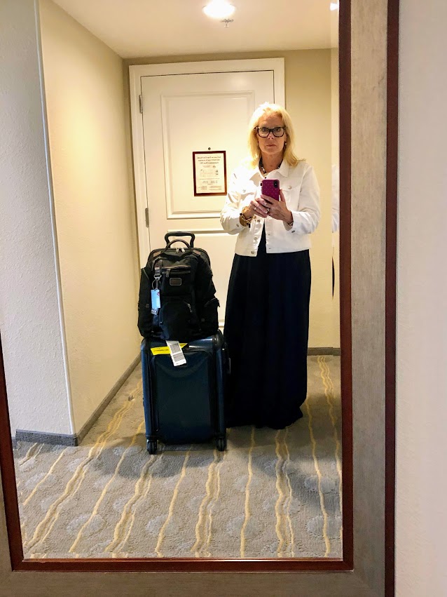 Arriving in our room at the Newport Beach Marriott Hotel & Spa