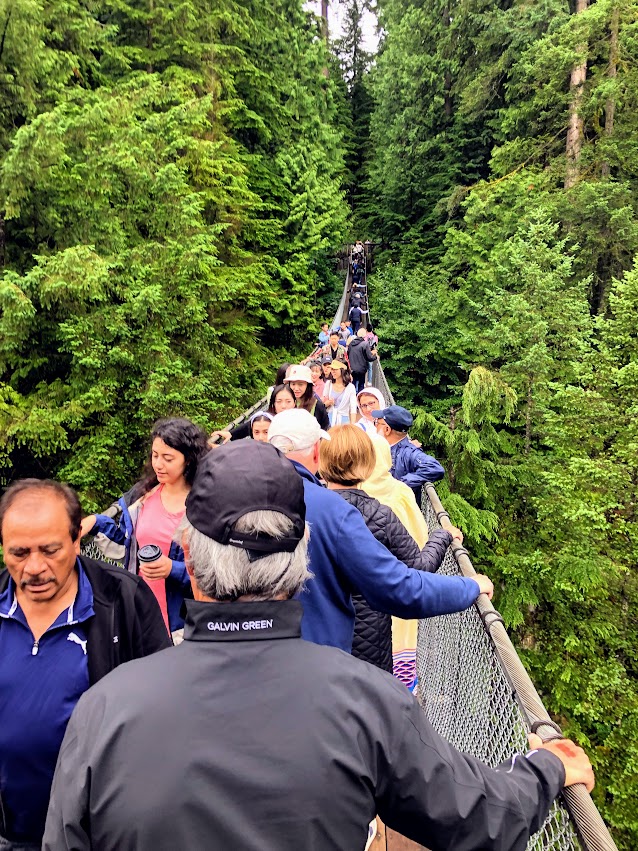 Capilano Suspension Bridge- Hello I'm 50ish