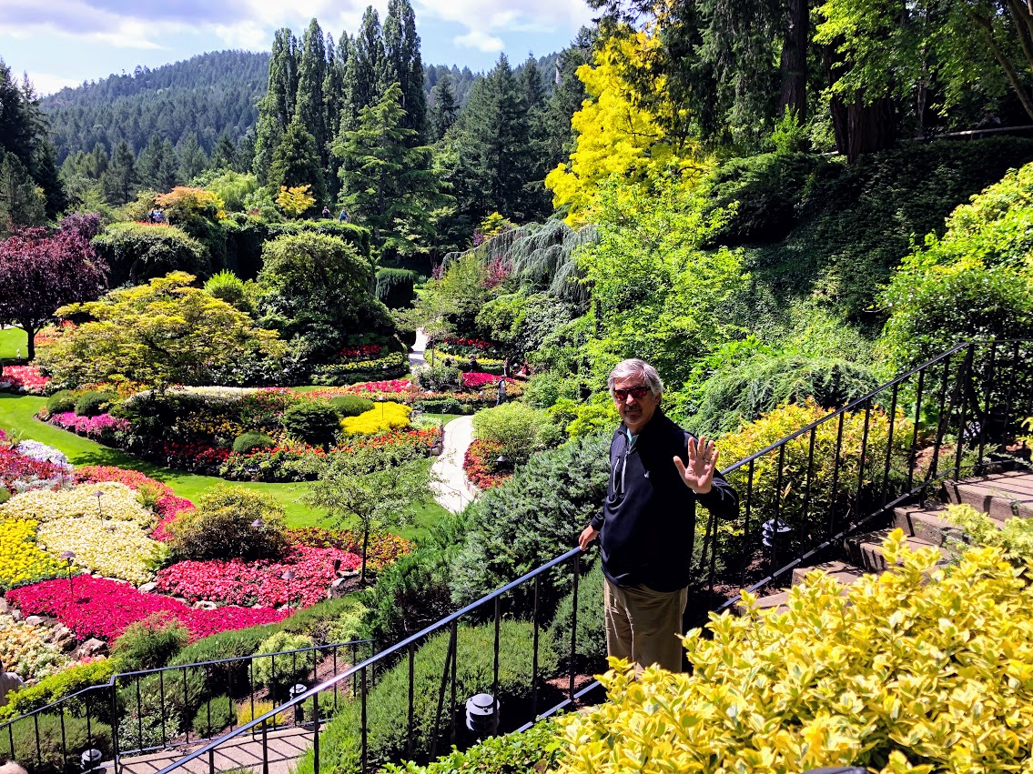 Butchart Gardens- Hello I'm 50ish