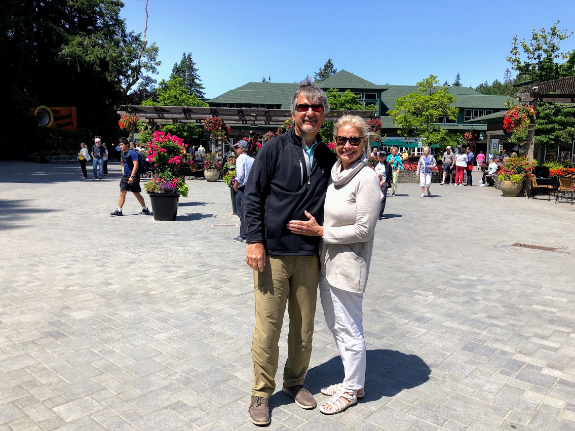 Butchart Gardens- Hello I'm 50ish
