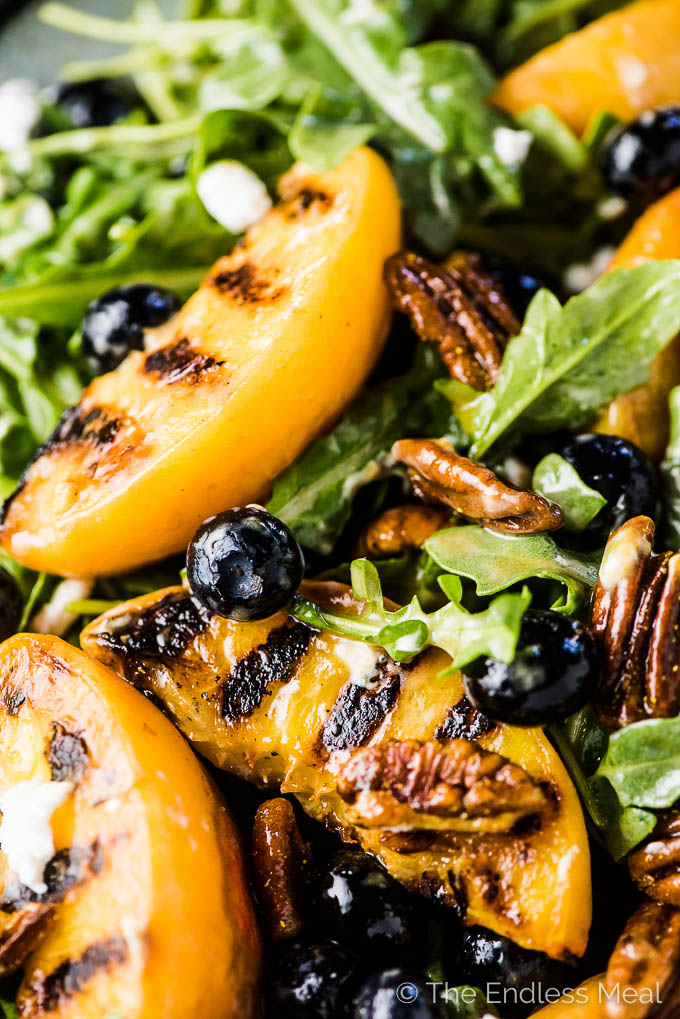 Grilled Peach Salad