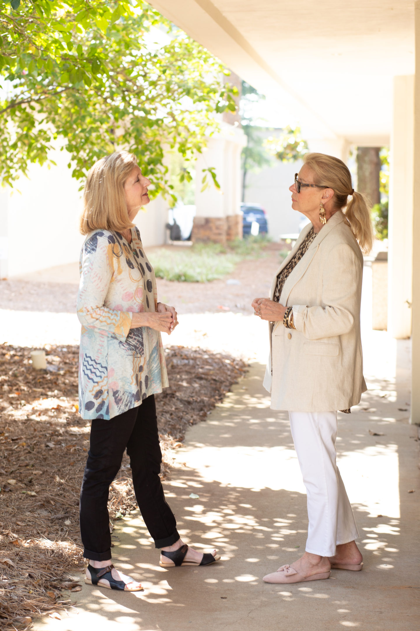 Robin LaMonte talking to Robin Chisholm- Seymour about Cochlear implants and how it changed her life