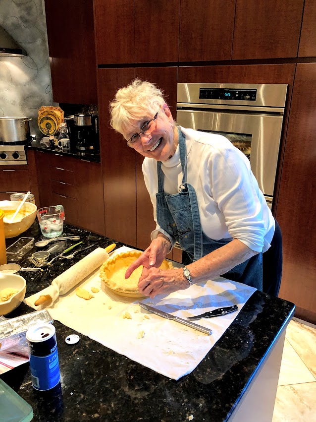 Robin's 85 year old mother still makes all the pies