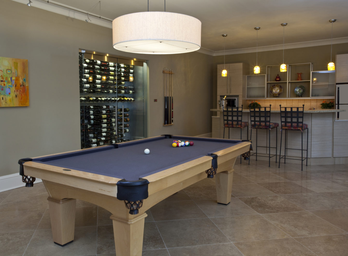 Host a Super Bowl Party in your Basement and play pool