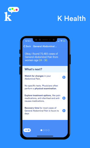K Health app is a digital primary care & symptom checker for your iPhone or Android
