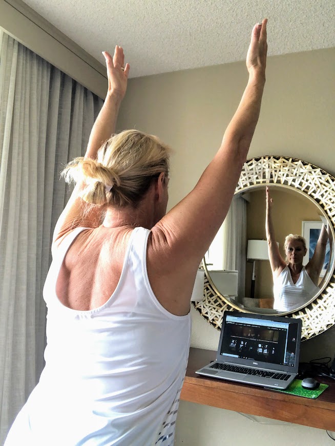 Take online exercise classes while staying at home