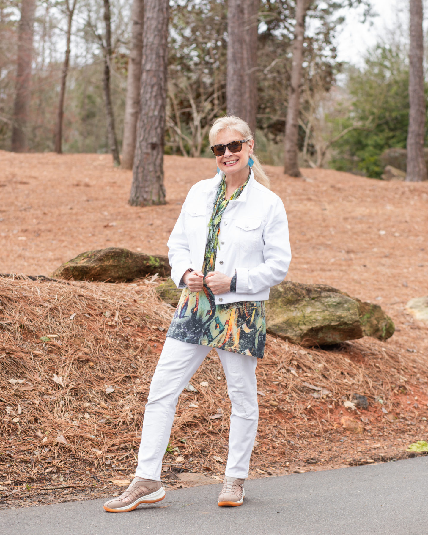 One of the simplest forms of exercising is walking.