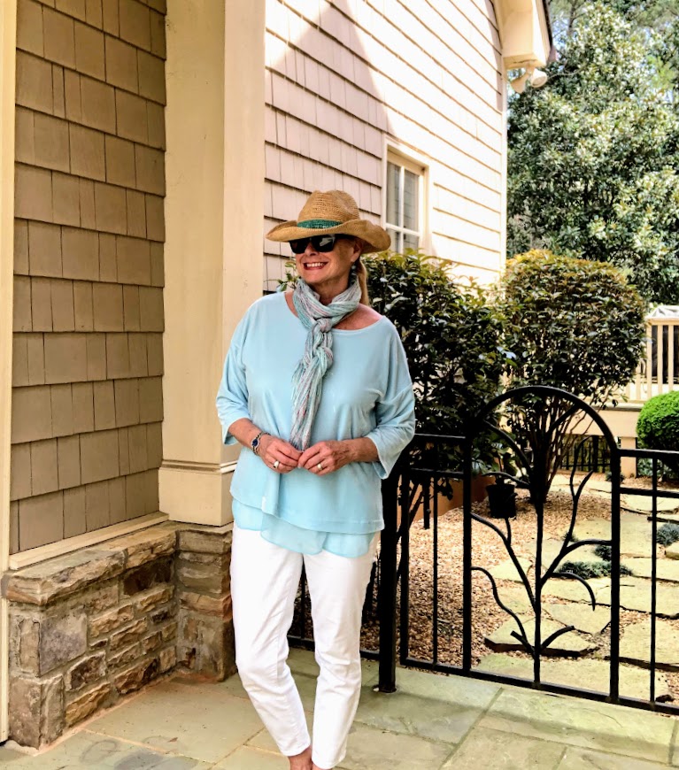 This outfit is from the Soft Surroundings spring collection