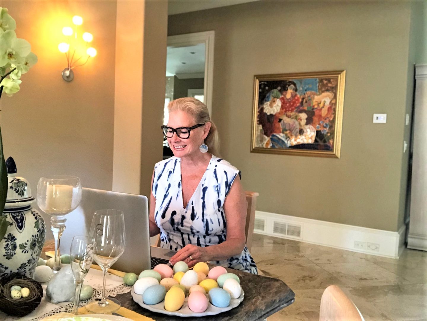 I love talking to my family and friends on Zoom or FaceTime during the time I am staying home during the coronavirus pandemic.