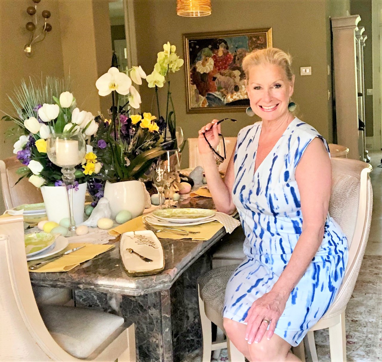 I am hosting a virtual Easter dinner with my family on Easter.