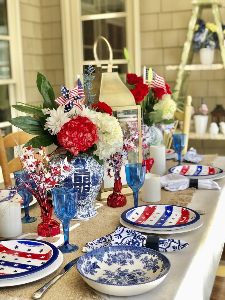 Celebrate in Red, White, and Blue Style for your 4th of July party