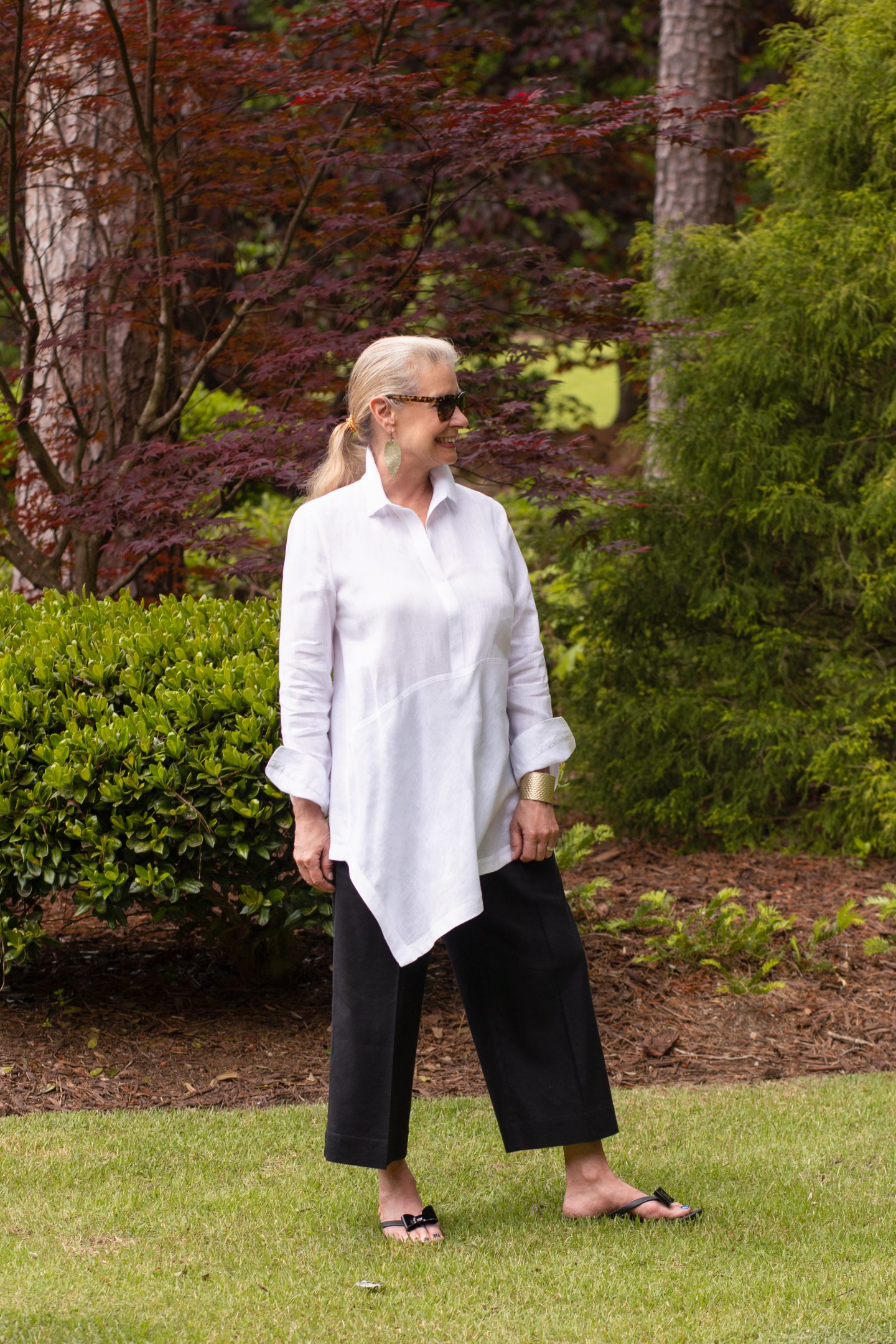 Look for sandals that offer some type of support for your feet if you are going to be wearing them all day long.