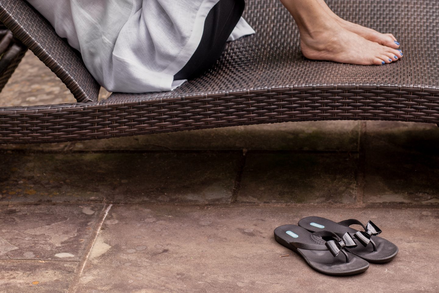 Oka b flip flops are perfect for summer.