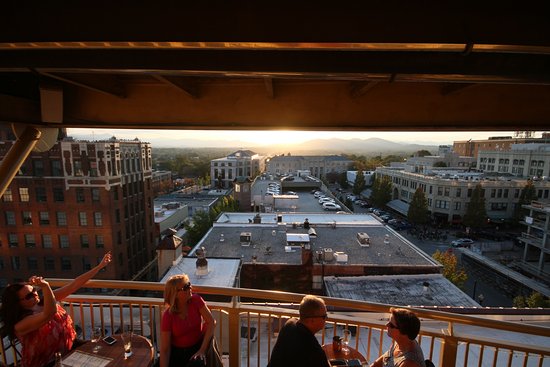 Pillar Rooftop Bar which is located at the top of the Hilton Garden Inn