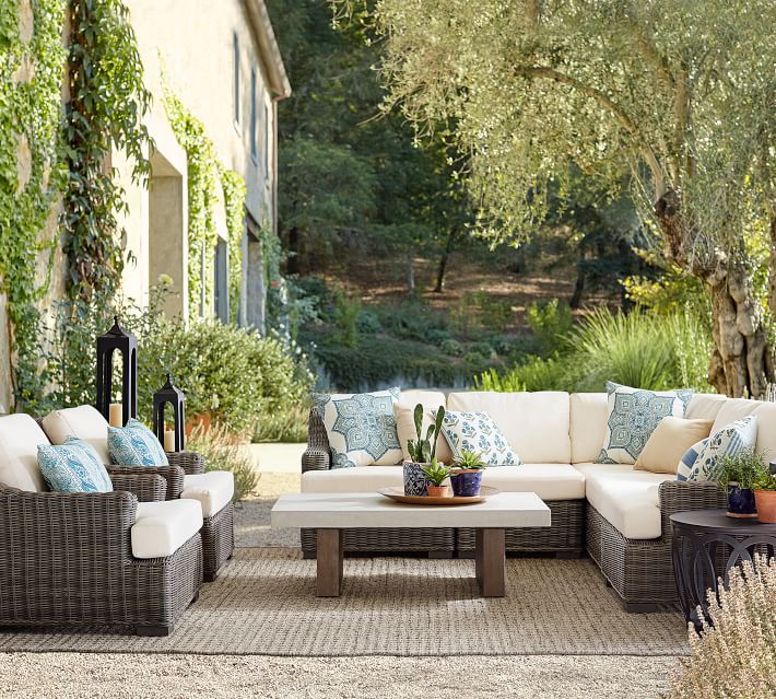 Huntington All weather wicker from Pottery Barn