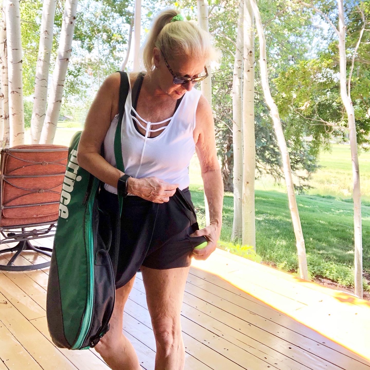 The Yuko Skort features all the functions of a traditional golf or tennis skort (including ball pocket), with chic modern styling you’ll want to wear beyond the club.