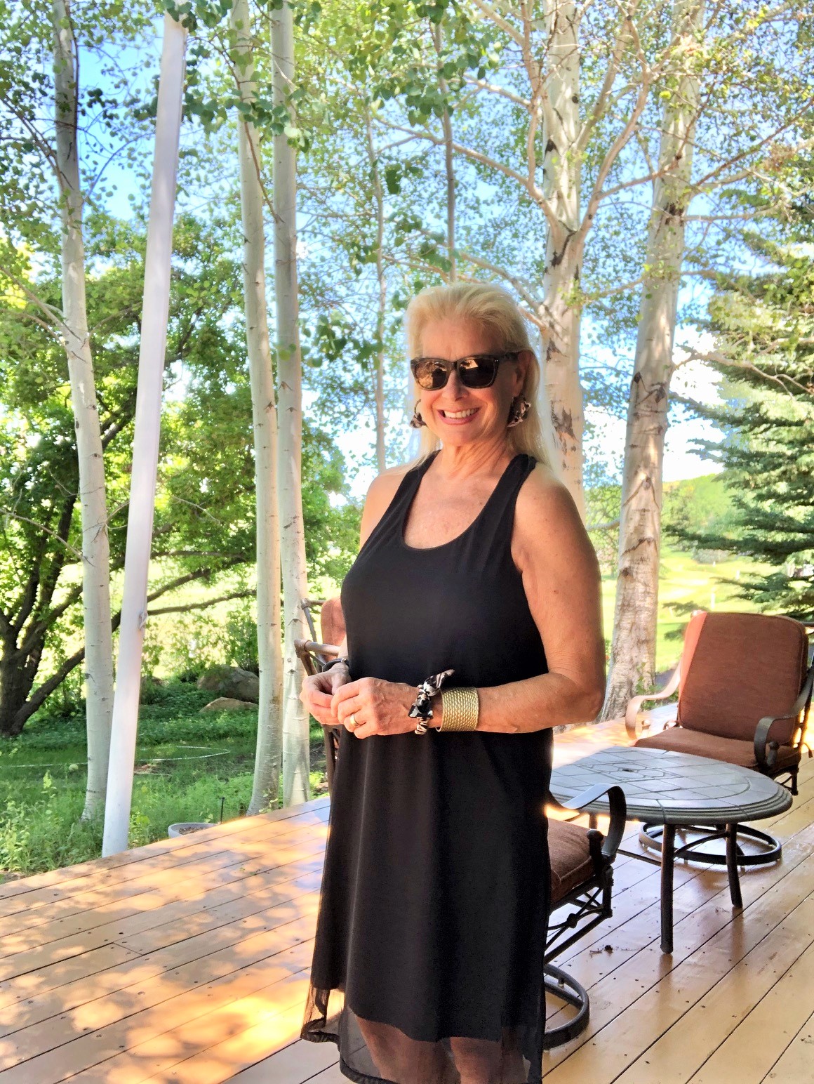 The Perfect Summer Little Black Dress for Entertaining at Home