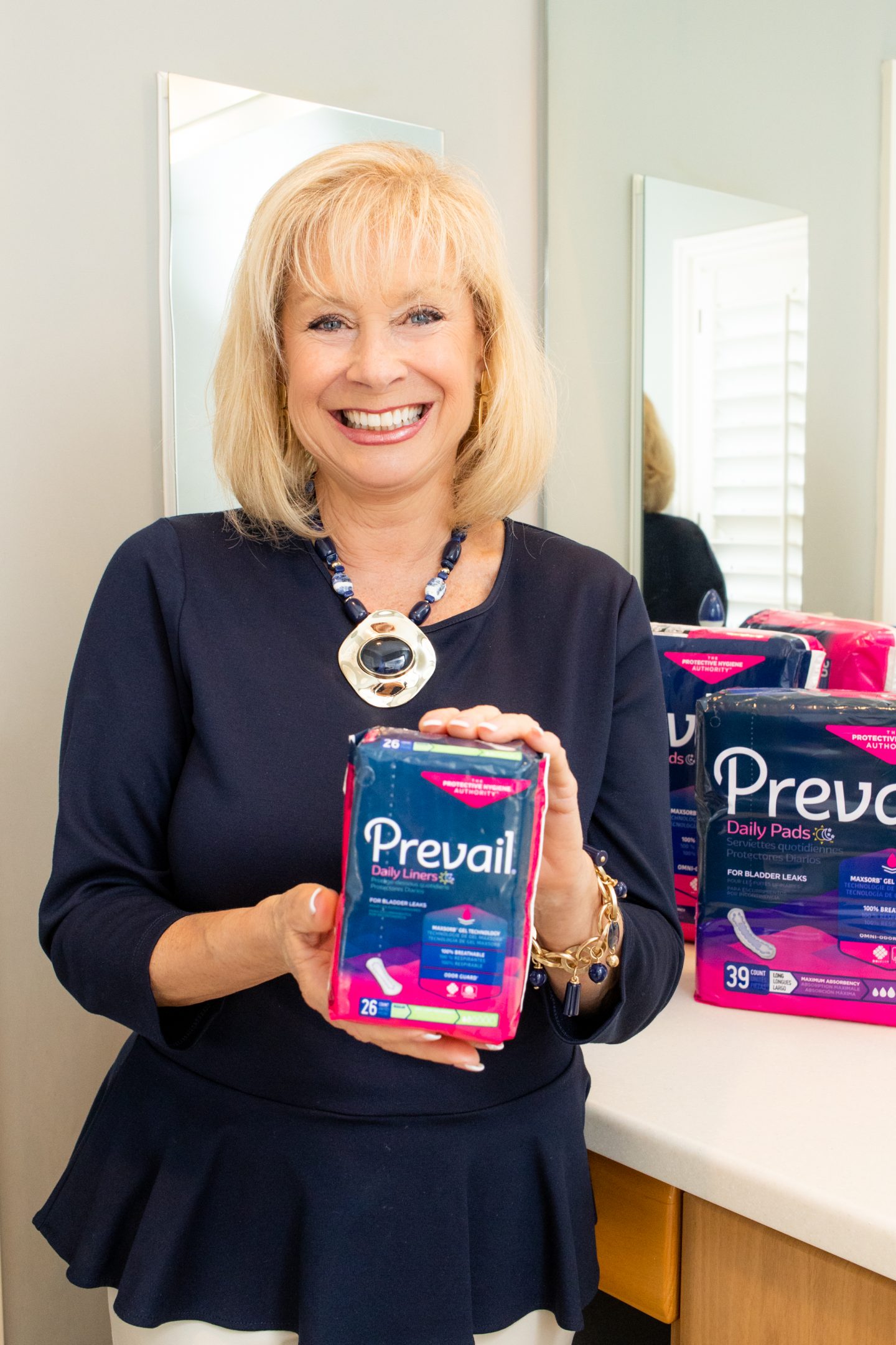 When you have a sensitive bladder, things like dancing, exercising, laughing or even a cough or sneeze can lead to a bladder leak - this is oftentimes referred to as stress incontinence. Using Prevail protective hygiene products can give you confidence and your life back.