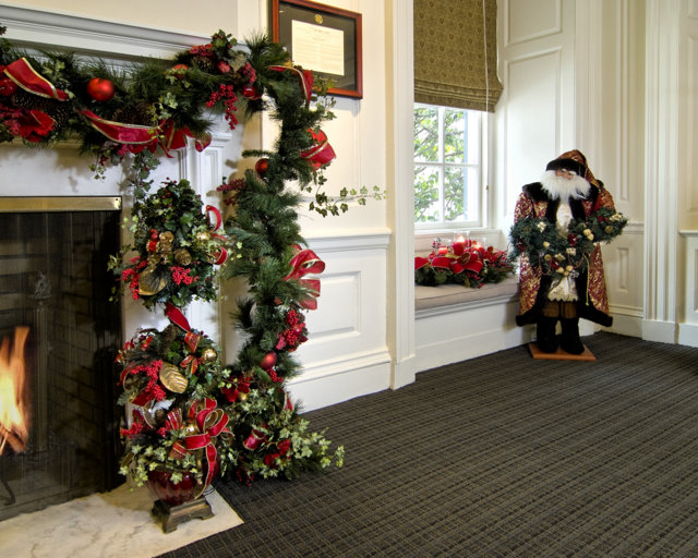 Arnold Palmer Room at the USGA Golf Museum in Far Hills, New Jersey decorated by Robin LaMonte