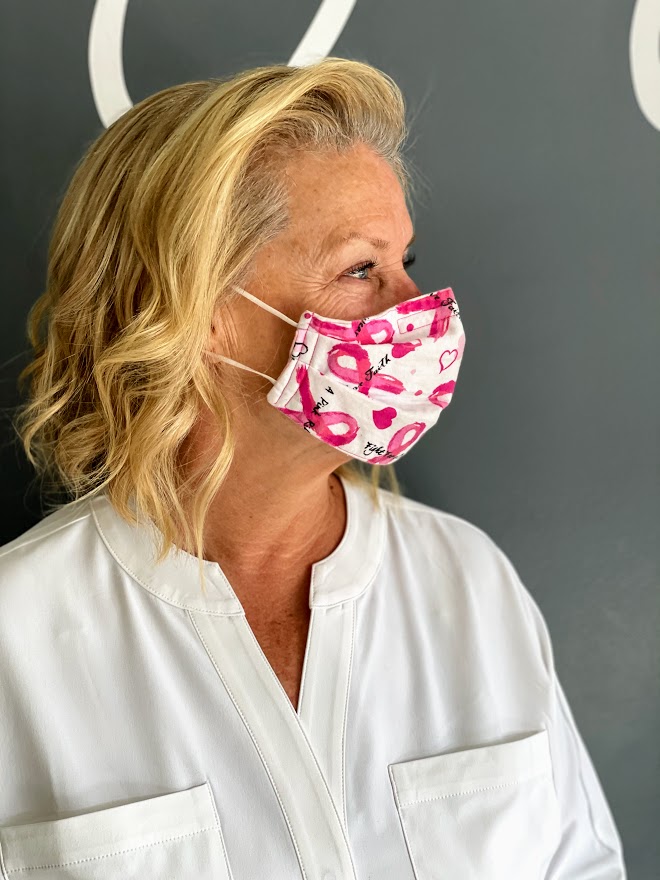 Hair done at a blow dry bar