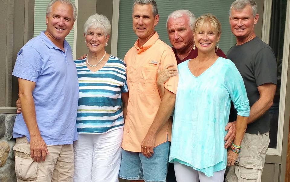 My family in Sunriver in 2016. My parents are divorced, but remain friends.