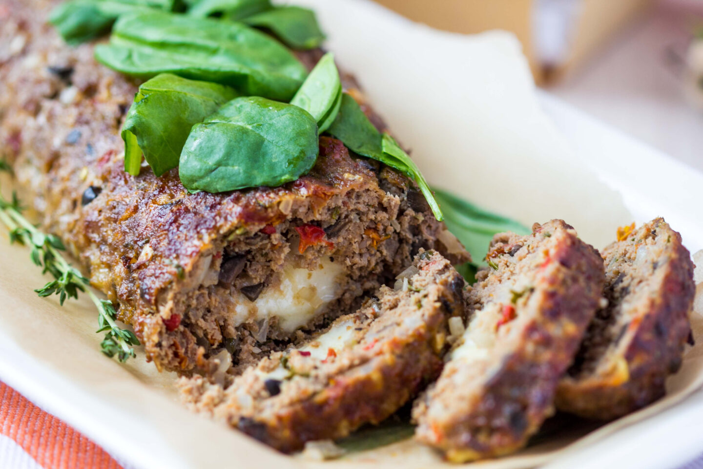 stuffed Italian meatloaf