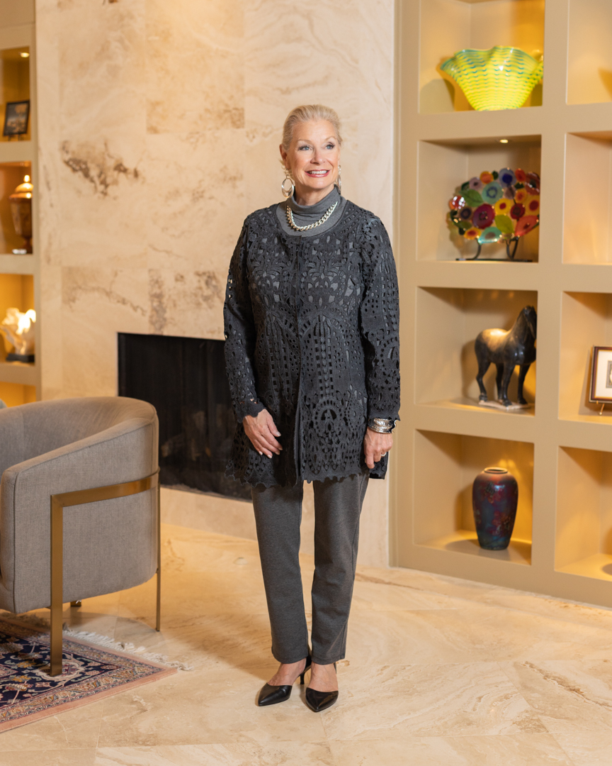 How to Wear A Gray Monochromatic Outfit For A Special Occasion