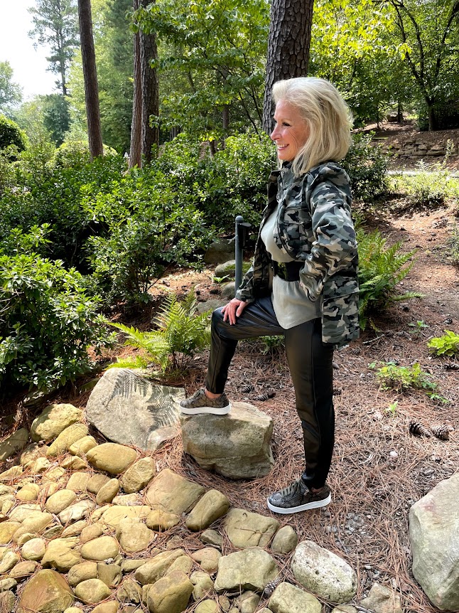 Khaki Snake Print Sneakers from Sole Bliss