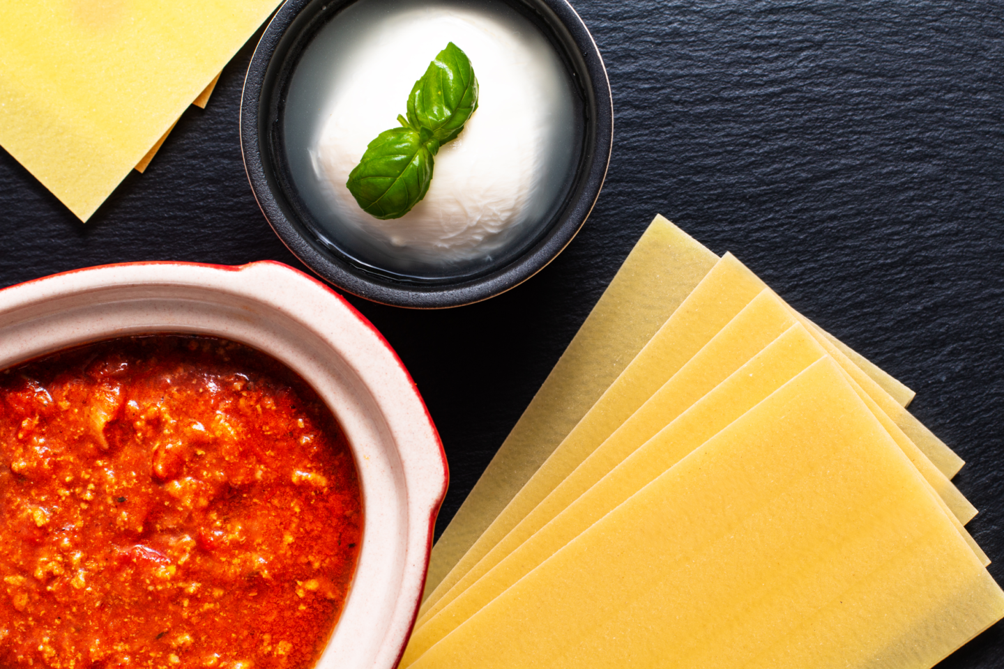 Beef Lasagna ingredients