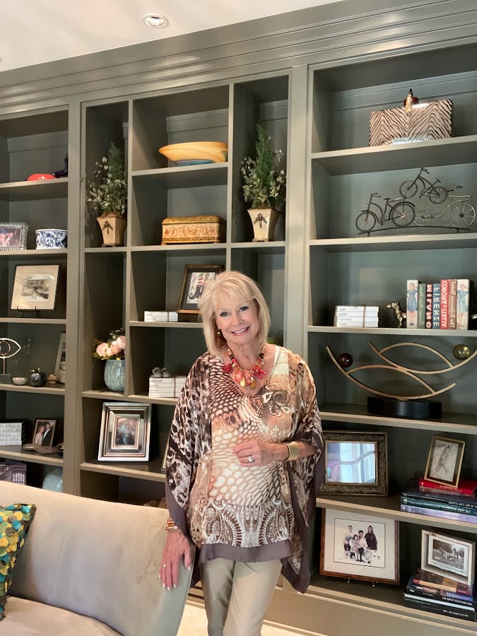 This is a 5 year old leopard print top from Chico's