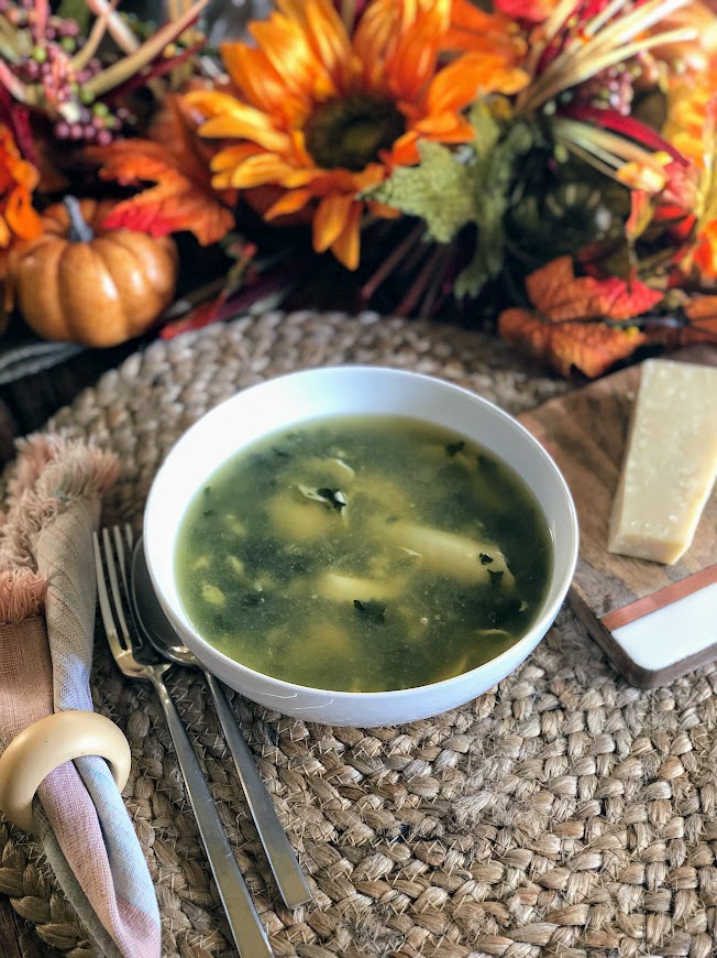 What’s Cooking In My Kitchen: Italian Tortellini Stracciatella Soup