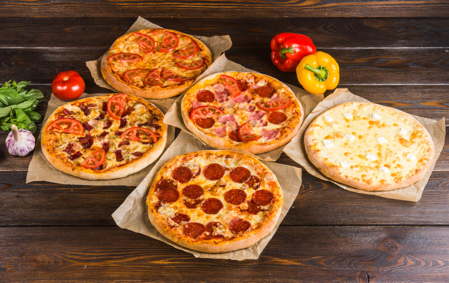 Small mini pizza (mini, miniature) for your super bowl party.