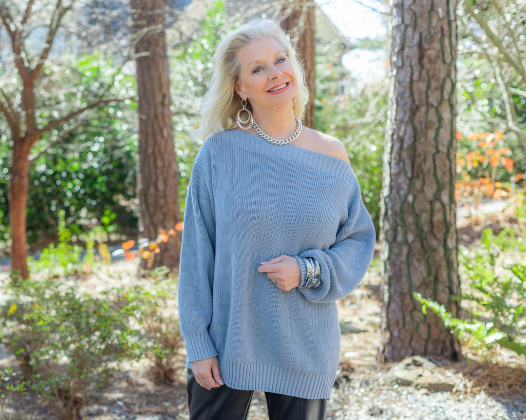 Is Off-the-Shoulder Style  Appropriate After 50?