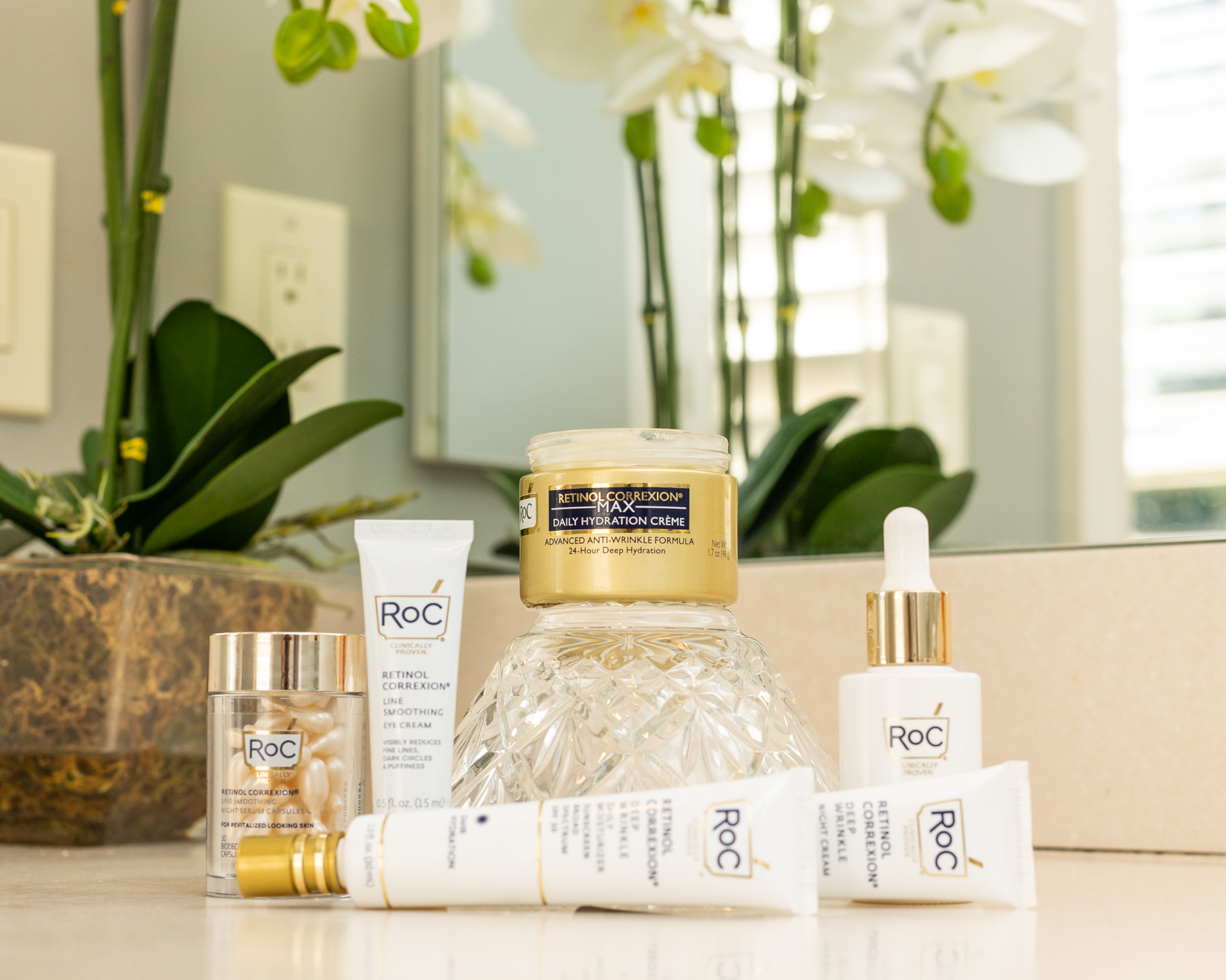 RoC Skincare products can help to reduce the appearance of fine lines and wrinkles.