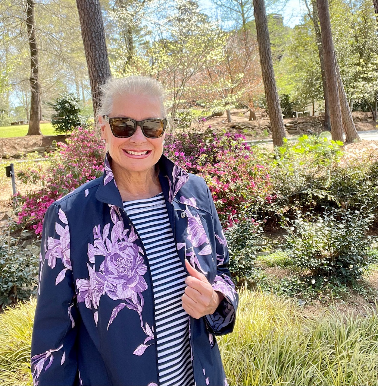 April Showers Bring Out My Floral Raincoat