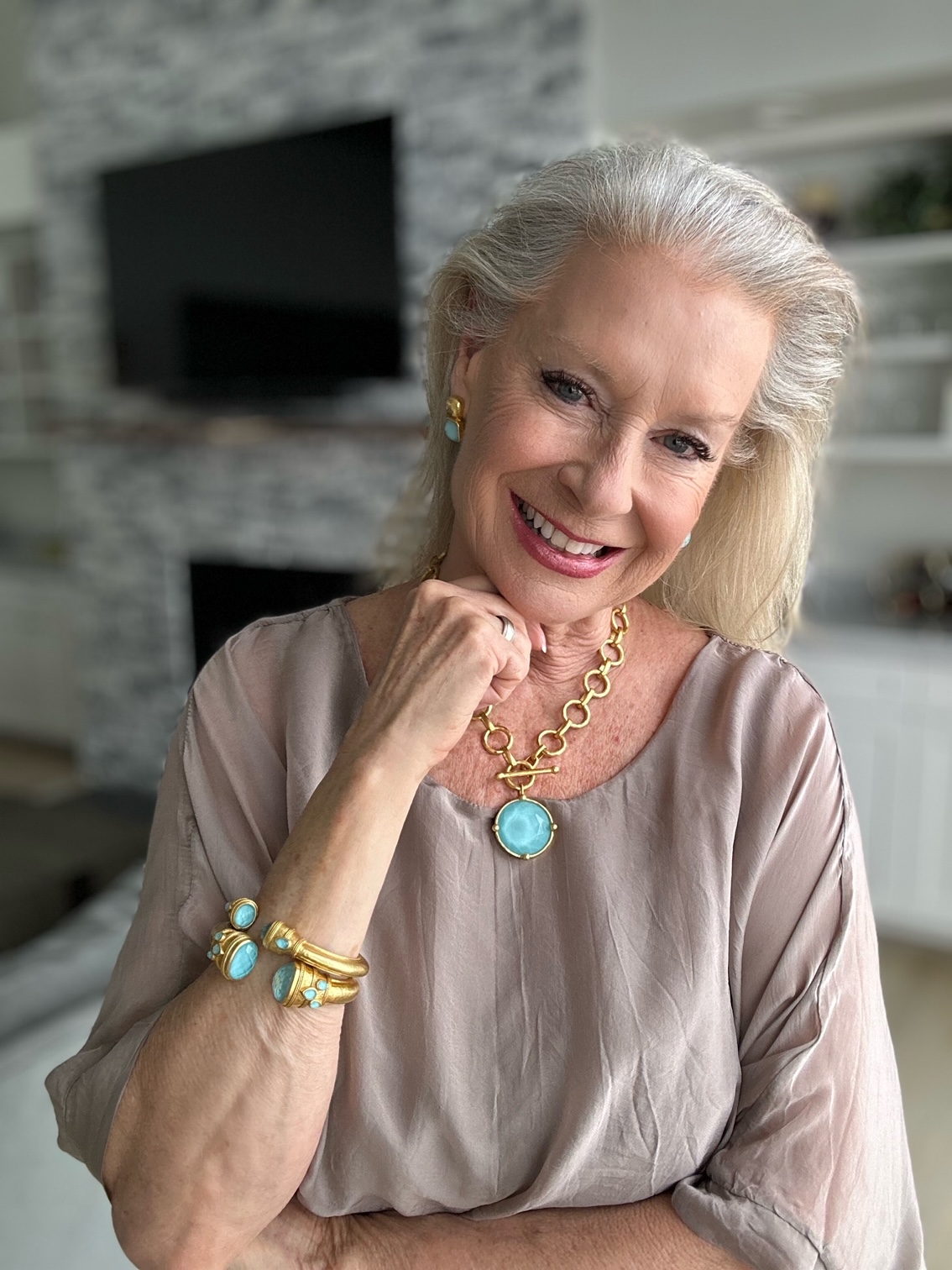 Julie Vos jewelry is a female owned business